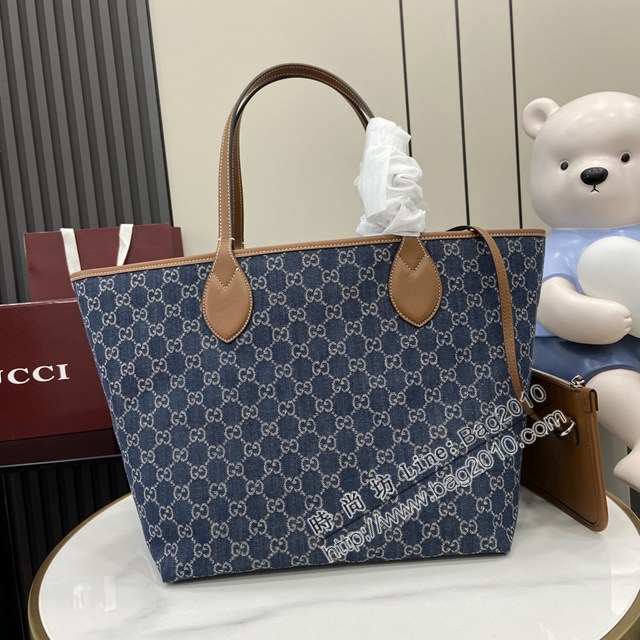 Gucci專櫃古馳最新款Totissima系列中號托特包子母肩背包 jh2606型號：820481